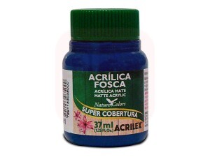 Tinta Acrilica Fosca 37ml Azul Turquesa 501 - Acrilex