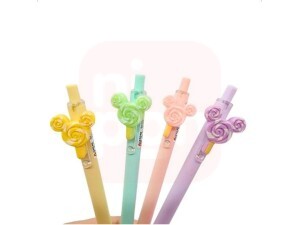 Caneta Fofa Com Ponta 0.5mm Mickey Cores Sortidas