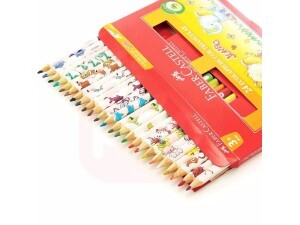 Lápis de Cor 24 Cores Jumbo Triangular + Apontador Faber-Castell